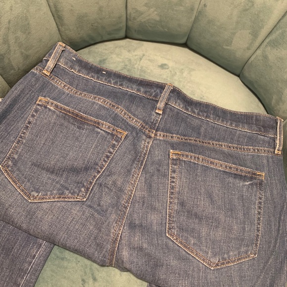 LOFT Embroidered Boyfriend Cut Jeans - Picture 3 of 3